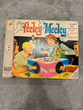 Milton Bradley Feeley Meeley Vintage Board Game – Multicolor Box